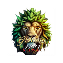 Load image into Gallery viewer, Gtoonz1221 Square Vinyl Stickers