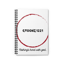 Load image into Gallery viewer, Gtoonz1221 (lil Spark) Spiral Notebook - Ruled Line