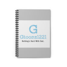 Load image into Gallery viewer, Gtoonz1221 Spiral Notebook - Ruled Line