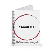 Load image into Gallery viewer, Gtoonz1221 (lil Spark) Spiral Notebook - Ruled Line
