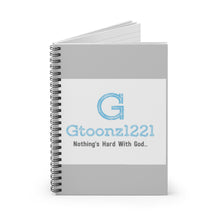 Load image into Gallery viewer, Gtoonz1221 Spiral Notebook - Ruled Line