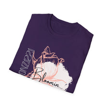Load image into Gallery viewer, Gtoonz1221 Blooming Rose Unisex T-Shirt, Softstyle Tee, Floral Shirt, Gift for Her, Spring Fashion, Everyday Wear, Mother&#39;s Day Gift
