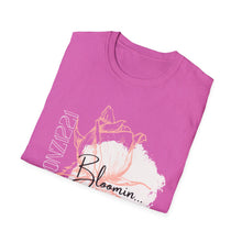 Load image into Gallery viewer, Gtoonz1221 Blooming Rose Unisex T-Shirt, Softstyle Tee, Floral Shirt, Gift for Her, Spring Fashion, Everyday Wear, Mother&#39;s Day Gift
