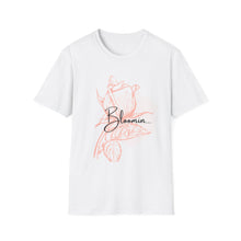 Load image into Gallery viewer, Gtoonz1221 Blooming Rose Unisex T-Shirt, Softstyle Tee, Floral Shirt, Gift for Her, Spring Fashion, Everyday Wear, Mother&#39;s Day Gift
