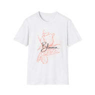 Gtoonz1221 Blooming Rose Unisex T-Shirt, Softstyle Tee, Floral Shirt, Gift for Her, Spring Fashion, Everyday Wear, Mother's Day Gift