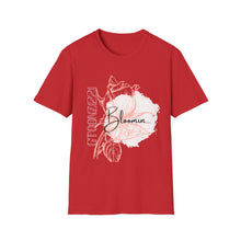 Load image into Gallery viewer, Gtoonz1221 Blooming Rose Unisex T-Shirt, Softstyle Tee, Floral Shirt, Gift for Her, Spring Fashion, Everyday Wear, Mother&#39;s Day Gift
