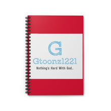 Load image into Gallery viewer, Gtoonz1221 Spiral Notebook - Ruled Line
