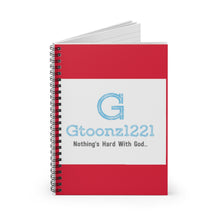 Load image into Gallery viewer, Gtoonz1221 Spiral Notebook - Ruled Line
