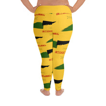 Load image into Gallery viewer, Gtoonz1221 (Yellow &amp; Green) All-Over Print Plus Size Leggings
