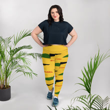 Load image into Gallery viewer, Gtoonz1221 (Yellow &amp; Green) All-Over Print Plus Size Leggings

