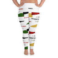 Gtoonz1221 (White) All-Over Print Plus Size Leggings